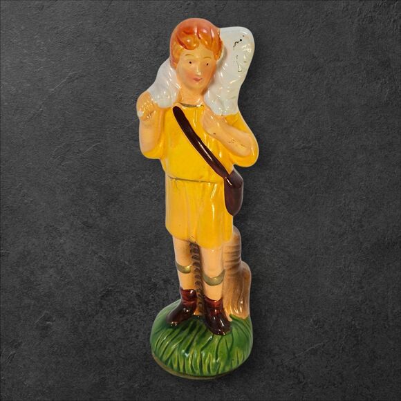 Vintage 11-Piece Nativity Set Manger Taiwan Ceramic Figures Only Missing Joseph - Picture 6 of 16